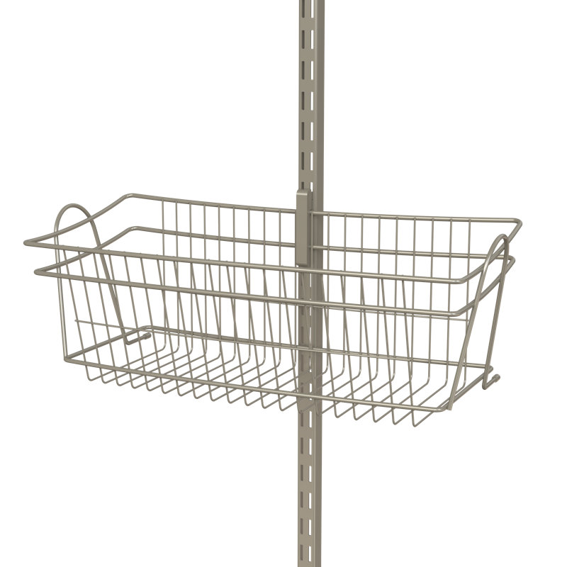 ClosetMaid ShelfTrack Wire Basket Organizer Wayfair